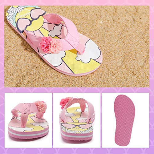 Image of Saidoteto Boys Girls Flip Flops Child Summer Slip-on Thong Sandals Beach Pool Water Shoes(Little /Big Kid)