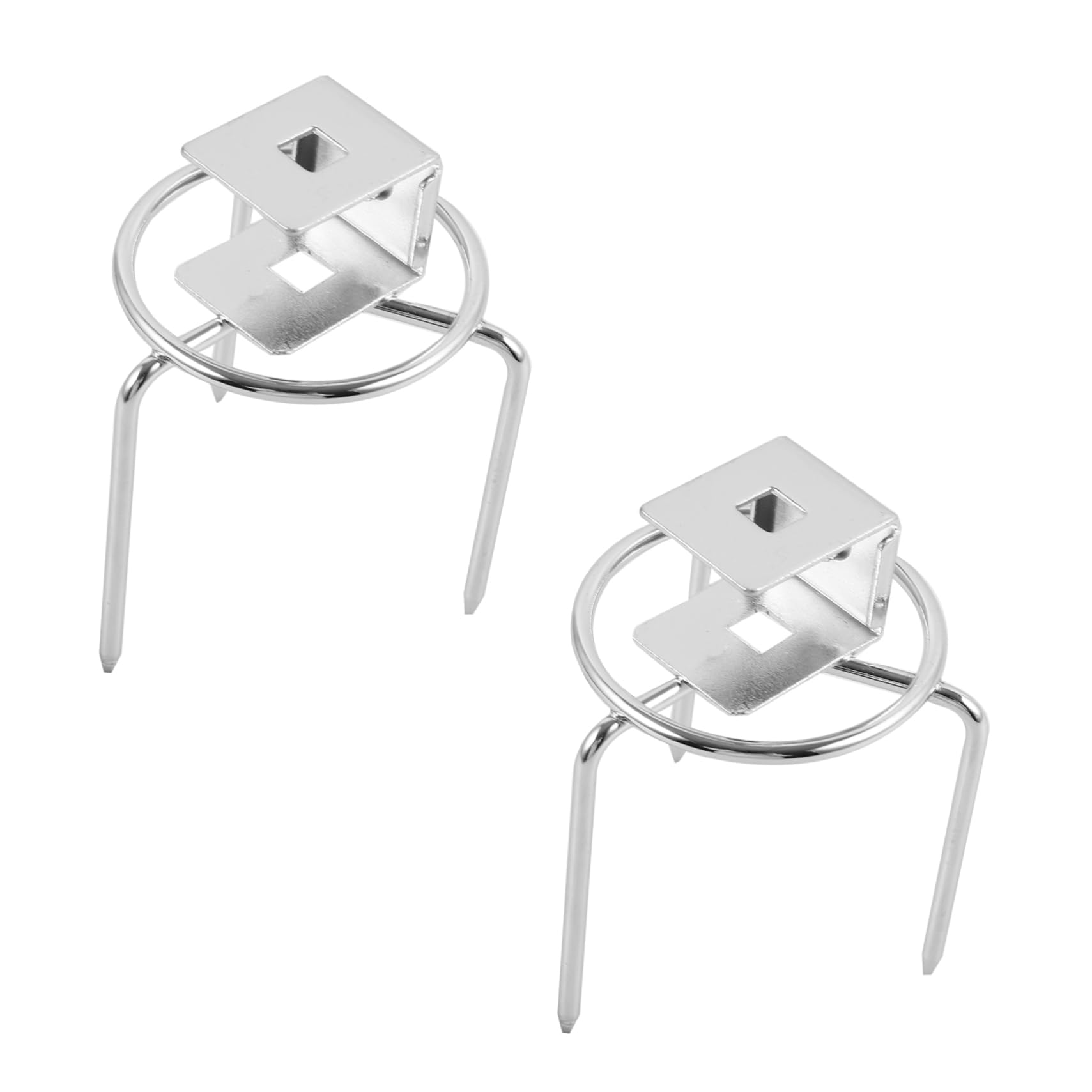 HANABASS 6pezzi Forchette Rotanti Per Arrosto Bbq Inossidabile Per Pollame e Utensili Versatili Per Grigliate e Friggitrice Ad Facili Usare e Pratiche Per e Picnic
