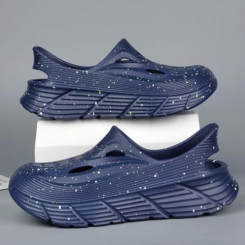 Men's hiking hole shoes, anti slip thick soled toe slippers, outdoor beach sandals2