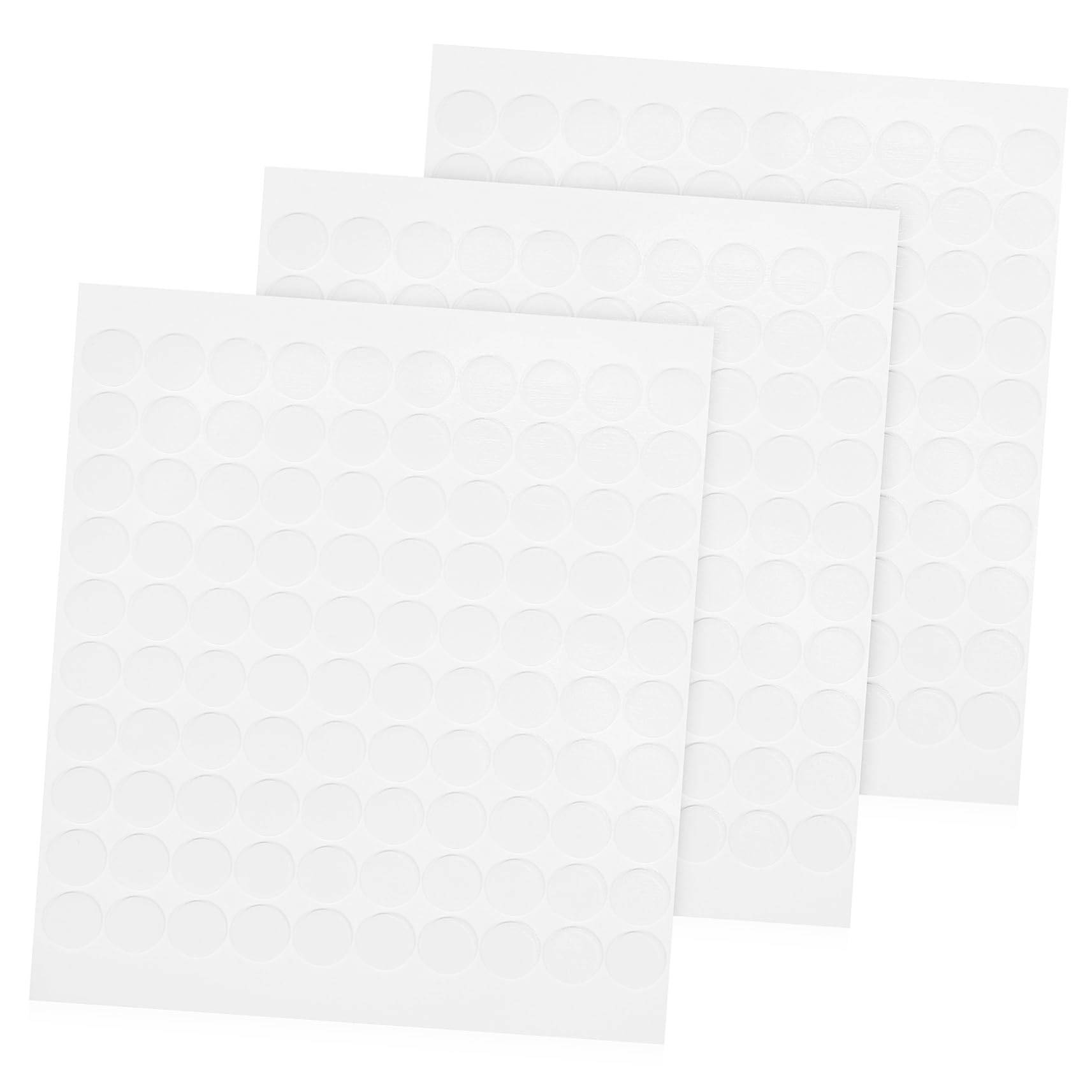 SEWACC Waterproof Double-Sided Adhesive Dots 300 Pack Round Stickers 10x0.5mm for Decor DIY Projects