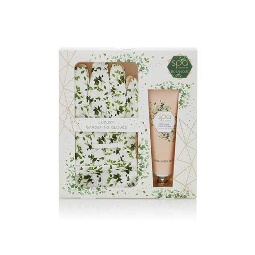 Style & Grace Spa Botanique Garden Gift Set 125ml Hand Cream + Pair Of Garden Gloves