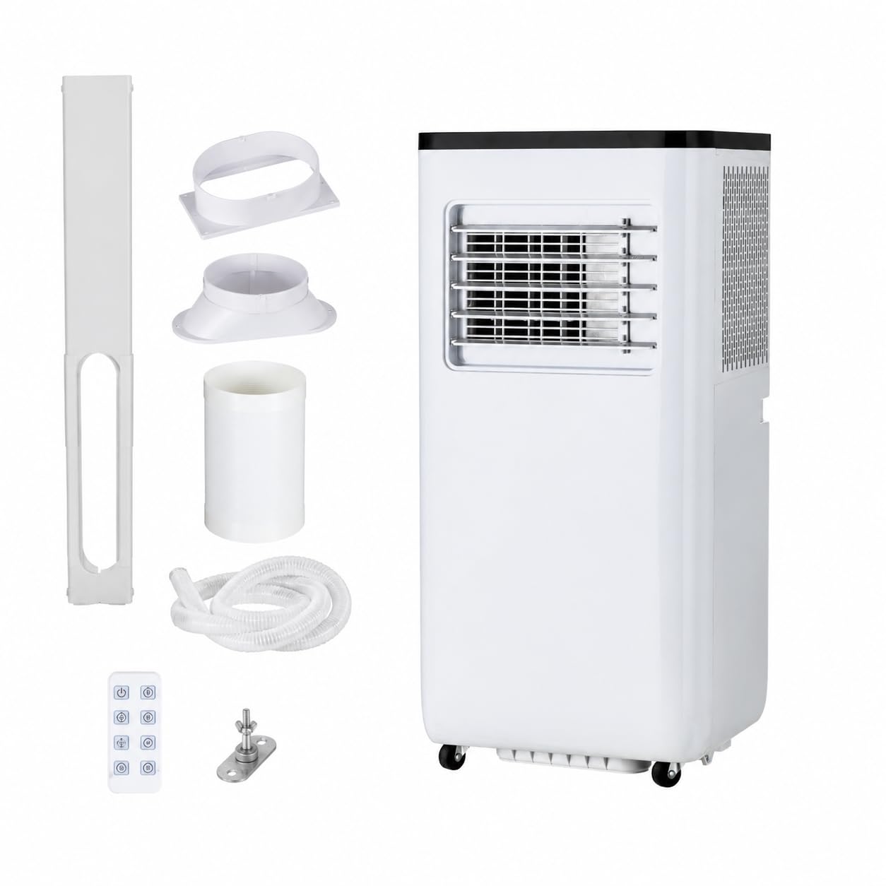 Photo 1 of Humcalo Portable Air Conditioner, 10000 BTU Air Conditioner Portable, 5-in-1 Air Conditioner with Built-in Heat Sink, Dehumidifier, Fan, Sleep Mode & Remote Control for Room up to 350 Sq.