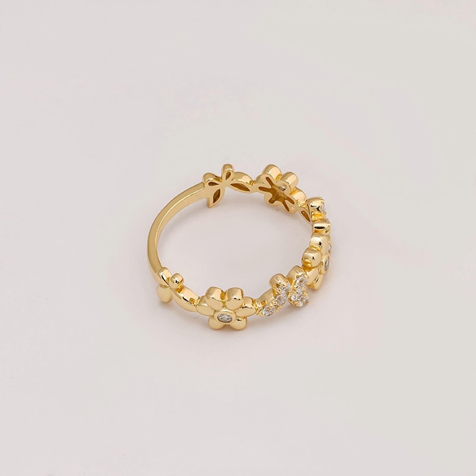 Anillos de pareja de oro 9 K/14 K/18 K auténtico con moissanita, forma de mariposa
