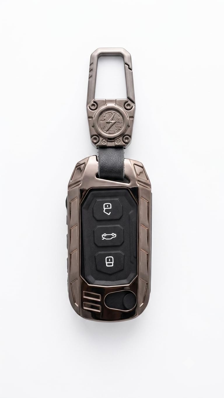 Drivon Transformer Series Compatible with Mahindra Scorpio, Marazzo | Xuv 300, Xuv 700 | Xuv 400 Ev | Bolero | Thar | Tuv 3-Button Smart Flip Key (Transformer Series)-picture-15