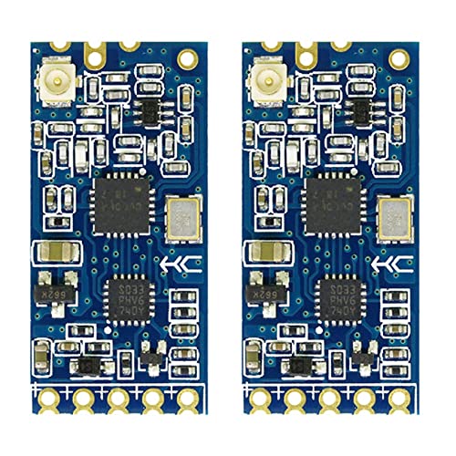 IGUATU 2X -12 433Mhz SI4463 Wireless Serial Port Module 1000M Replace Bluetooth HC12