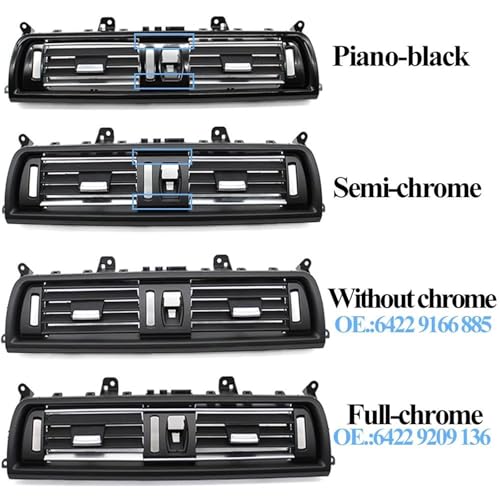 Grille ventilation centrale avant BMW Série 5 solution climatiseur bloqué F10 - 3
