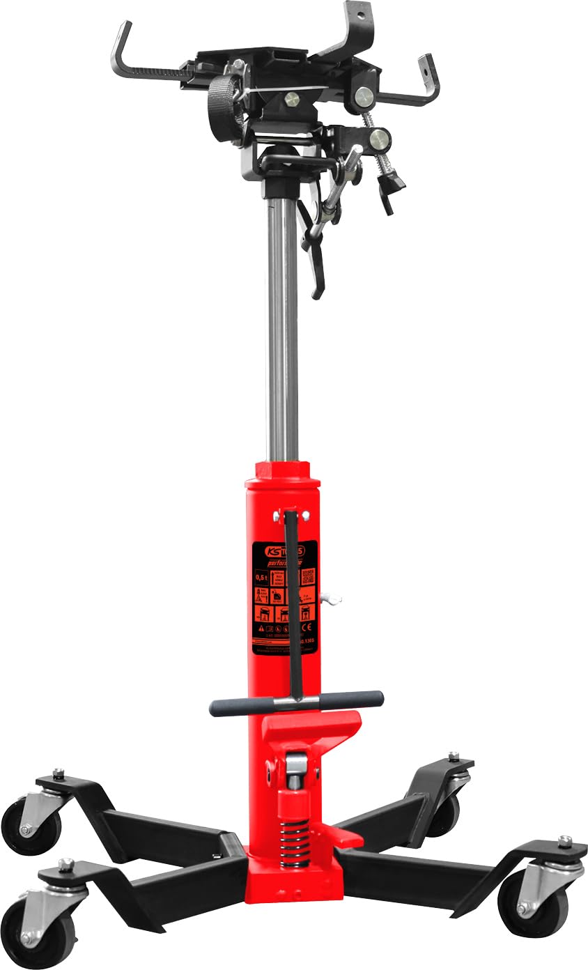 KS Tools 160.1305 Performance Hydraulik-Getriebeheber mit Tisch, 500 kg
