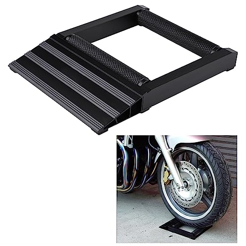 Motorcycle Wheel Chain Cleaning Roller Stand Aluminum Convenient Maintenance Working Front Rear Wheels