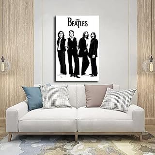 Poster Beatles HD 1 sur toile pour décoration de chambre à coucher, paysage sportif, bureau, chambre, cadre cadeau : 30… – Image 5