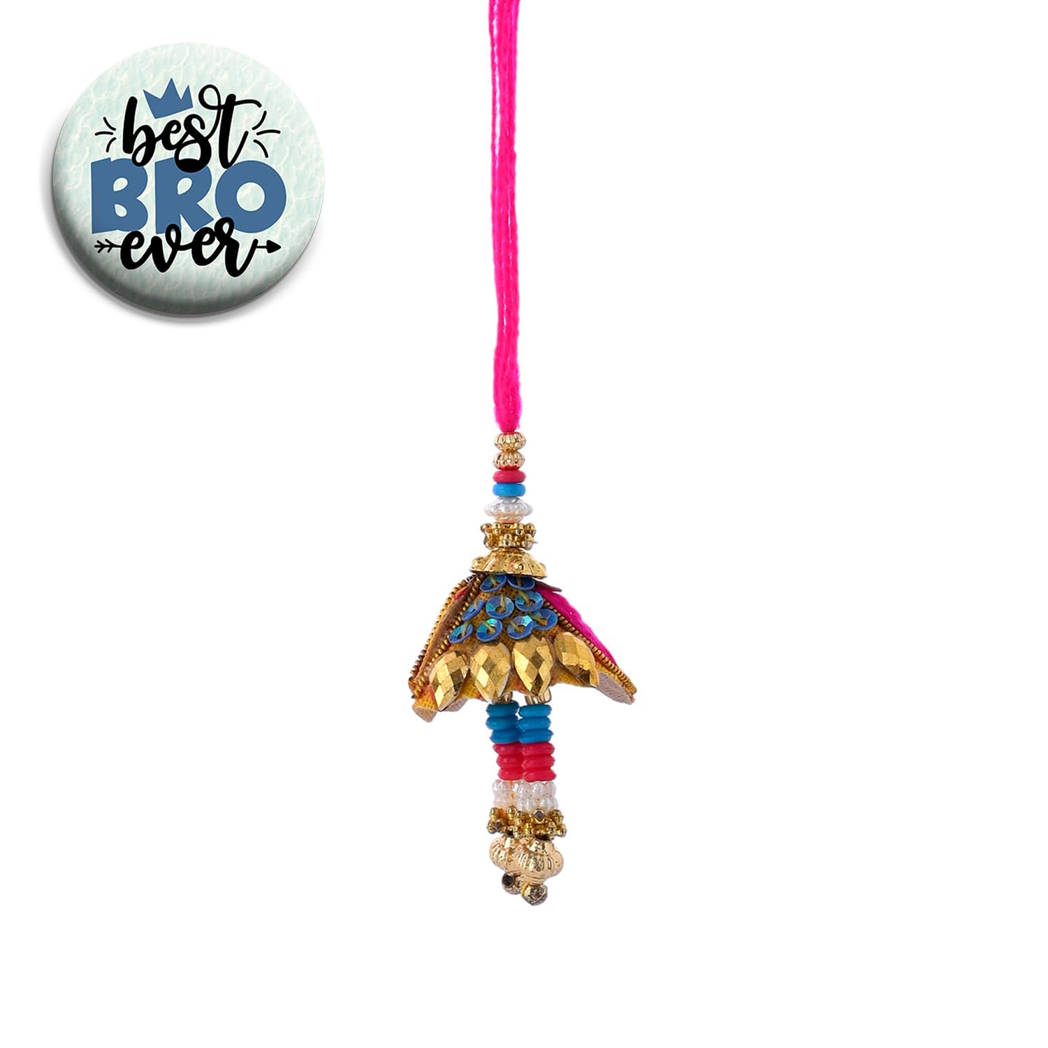 ascension Lumba Rakhi for Bhabhi Stone Pearl Chuda Rakhi For Bhabhi Sister rakhi,Rakhi For Sister Rakhi For Sister In Law Lumba Rakhi with Roli Tilak & Best Brother Fridge Magnet (B0CD2LTHKX) Amazon Price History, Amazon Price Tracker