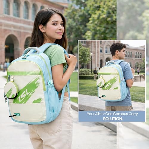 Image of Storite Lightweight School Bag for Girls | 21L Capacity Stylish Kids School Backpack Class 4-7 Comfortable & Spacious