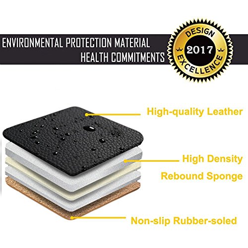Waterproof Universal Car Seat Cover Cushion, Non-Slip PU Leather Car Protector Save Your Auto Seat from Sweat, Stains, Smells - Fit for Most Car, Truck, SUV, or Van Protector Front or Back Seats Pad