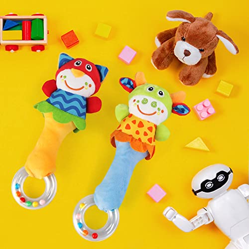 Ballery Gripling om te rammelen, baby rammelaar om te rammelen baby speelgoed cartoon dier rammelaar peuter speelgoed… - Image 7