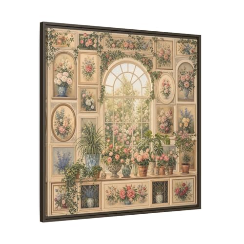 Art mural structuré de qualité premium avec cadre en bois espresso 80 cm