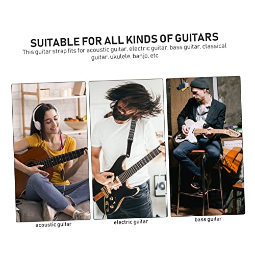 FAVOMOTO 1 PC Diagonale Sangle De Guitare Ukulélé Sangle De Guitare Duarble Guitare Ceinture À La Mode Sangle De Guitare Ceinture De Mode Ceinture En Cuir Électrique Guitare Accessoires - Les Beatles, Paul McCartney, John Lennon, RIngo Starr, George Harrison FAVOMOTO 1 PC Diagonale Sangle De Guitare Ukulélé Sangle De Guitare Duarble Guitare Ceinture À La Mode Sangle De Guitare Ceinture De Mode Ceinture En Cuir Électrique Guitare Accessoires – Image 7