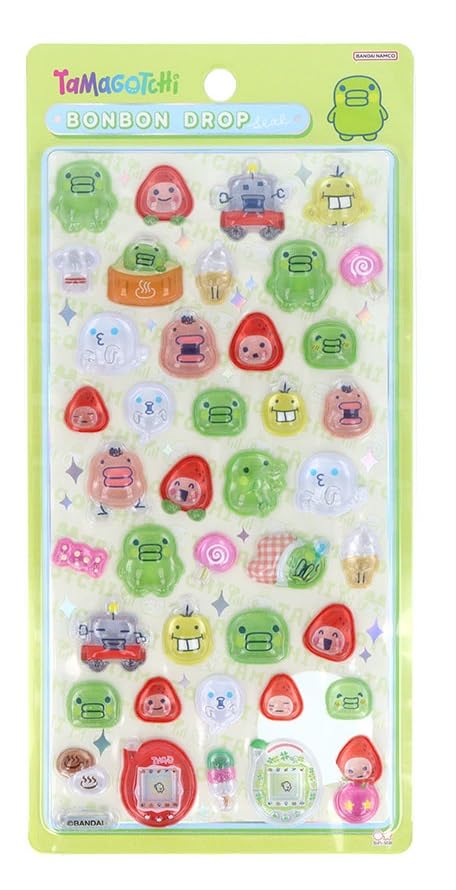 Amazon.co.jp: サンスター文具 ボンボンドロップシール たまごっち 4種