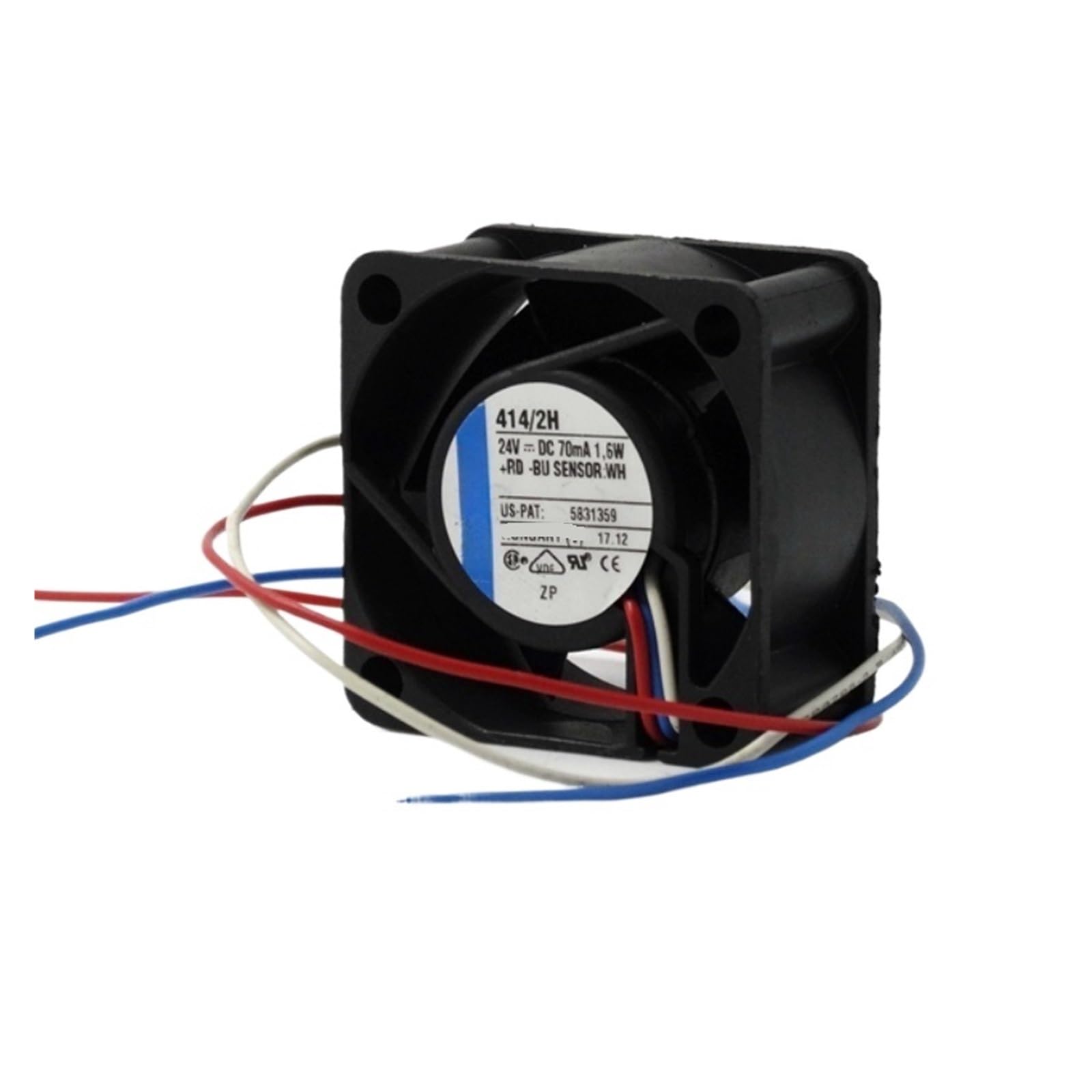 Ventilateur 24VDC 40x40x25mm 414J/2H pour refroidissement de boîtier industriel