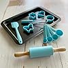 R&M International 2246 Junior 12-Piece Bakeware Set, Includes Pan, Rolling Pin, Tools and Cookie Cutters #3