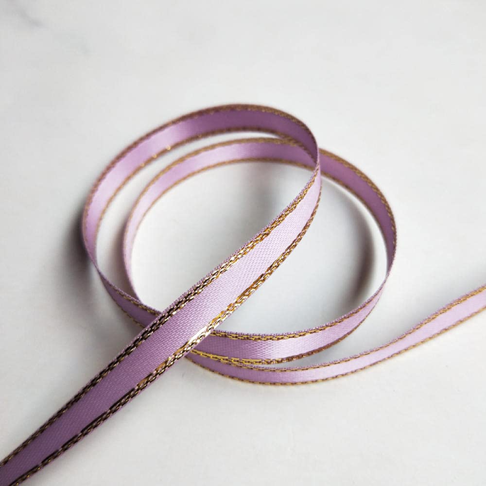 Ribbons For Gift Wrapping Ribbon For Fabric Satin Ribbons 0.6 Cm Dwustronny Zaszyfrowany Złoto Wstążki Ślubne Zaproszenie Na Ślub Ramiączka Ręcznie Diy Łuk Dekoracyjna Wstążka-Szary