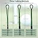 KeoPuals Golf Swing Training Rope Golf Swing Rope Trainer for Warm-up Golf Training Aid for Golfer Practice Indoor and Outdoor Posture Corrector Golf Training Equipment (Green)