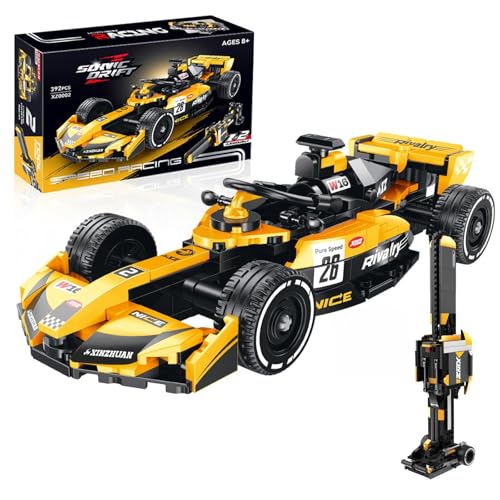 MJDDJA 2IN1 Racing Car Building Blocks Set, MOC Speed Model Kit for Kids Ages 8+ and Adults, Creative Race Toy Gift for Boys & Girls(XZ0002) by MJDDJA - Used condition - US$12.82