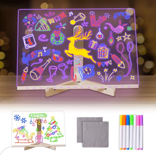 Lustaled Tableau de dessin LED, Tableau en acrylique...