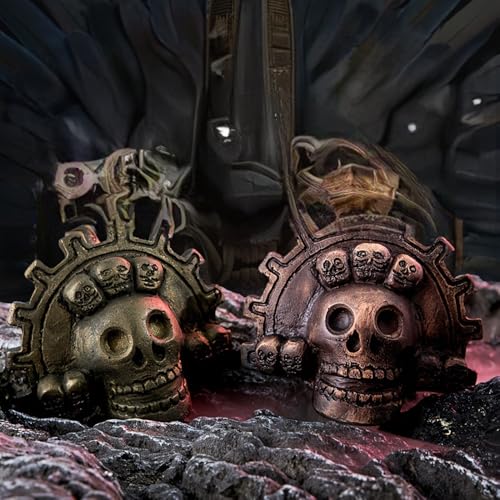 Authentic Spooky Aztec Death Whistle, Loudest Human Sounding Screams 125+ Decibels, Halloween Creepy Gift Death Whistle (Black)