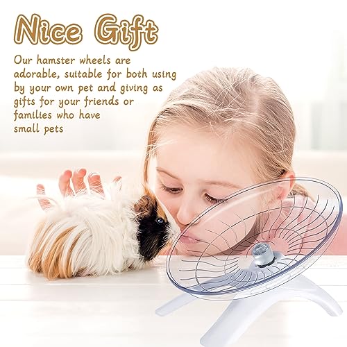 Thyle THYLE-HAMSTER FLYING -29 2 Pieces Hamster Wheel Hamster Flying Saucer Fitness Hamster Toys Silent Exercise Wheel Running Wheel For Hamsters Gerbils Mice Hedgehog Guinea Pig And Other Small Pets thumb #5