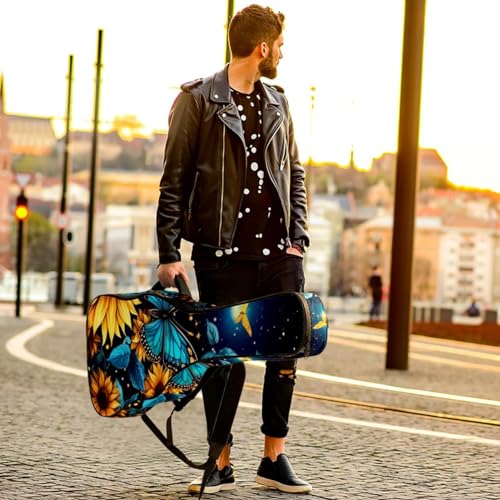 JRHEJTFZ Housse pour guitare acoustique de 1,9 cm d’épaisseur – Imperméable – Durable et élégant – Motif galaxie, tournesol et papillon, Multicolore 4., 42.9×16.9×4.7 in, Motif imprimé tendance - Les Beatles, Paul McCartney, John Lennon, RIngo Starr, George Harrison JRHEJTFZ Housse pour guitare acoustique de 1,9 cm d'épaisseur - Imperméable - Durable et élégant - Motif galaxie, tournesol et papillon, Multicolore 4., 42.9x16.9x4.7 in, Motif imprimé tendance – Image 7