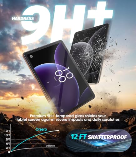 Image of Orzero (3 Pack Tempered Glass Screen Protector Compatible for TCL TAB 10 Gen 4 10.1 inch, Protector De Pantalla 9H High Definition Anti-Scratch Bubble-Free