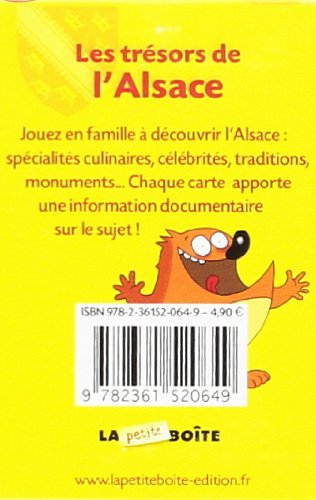 LES TRESORS DE L'ALSACE LE JEU DE 7 FAMILLES