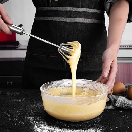 Image of Hand Blender - 9 Inch Stainless Steel Automatic Hand Blender for Kitchen | Lassi & Butter Milk Maker | Egg Beater & Mixer for Juices, Shakes, Coffee Froth, Everyday Cooking (Silver)