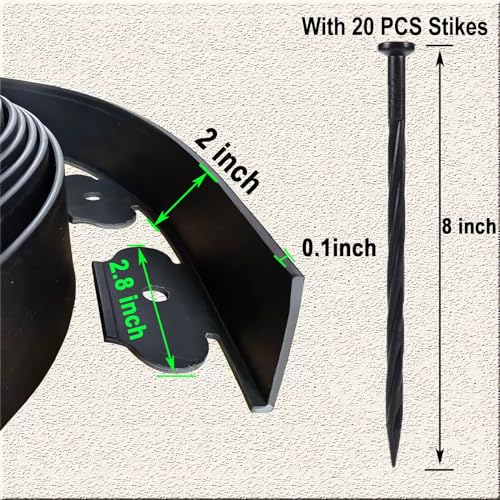 50% Off Heavy Duty 20FT Landscape Edging Kit - Image 3