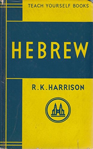 Teach yourself Hebrew (The Teach yourself books) B0007J8ARO Book Cover