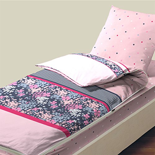 Bleu Câlin Caradou Parure de Lit Enfant 4 Pièces Cover