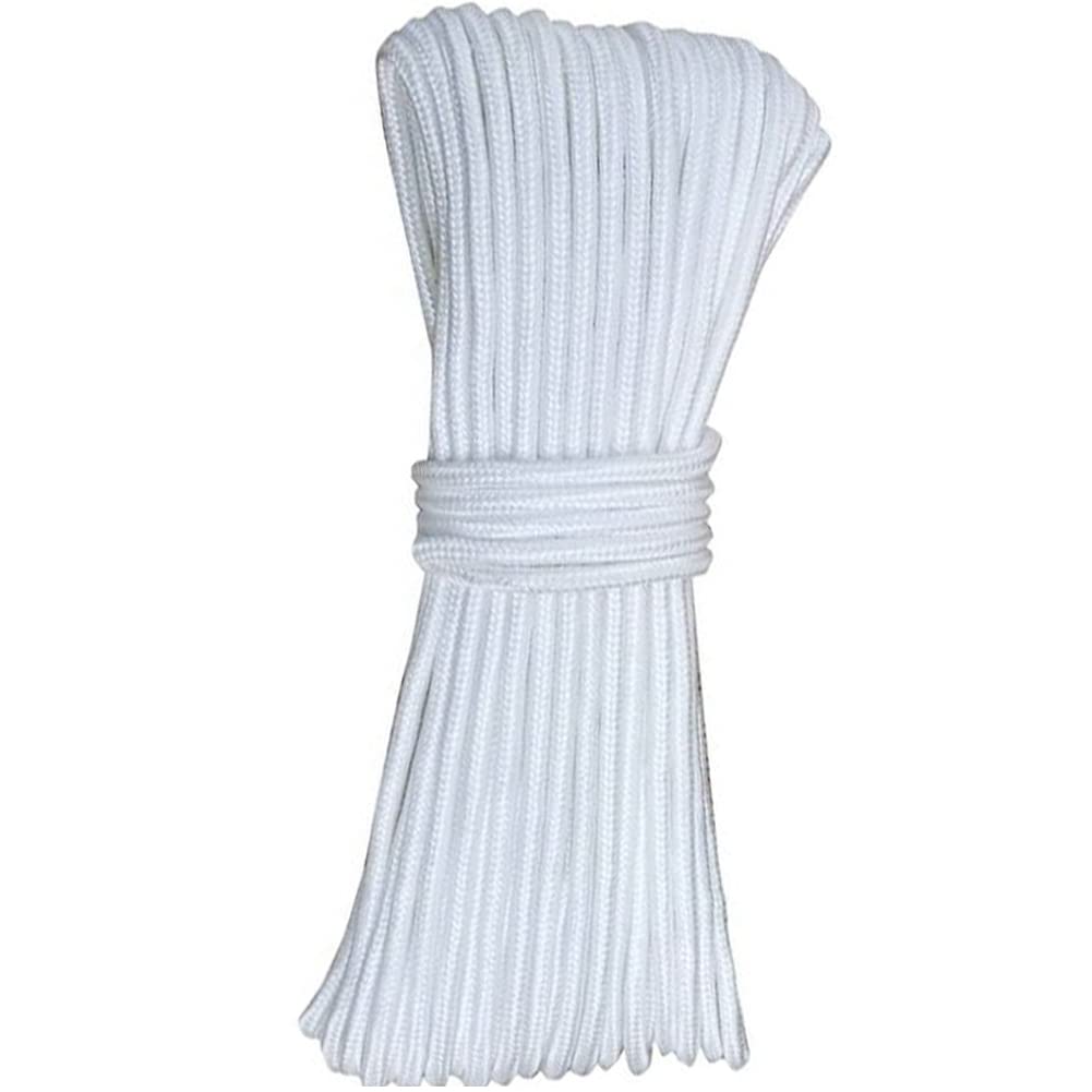 1 pedazo de cuerda trenzada de nylon, para el camión al aire libre clothesline que empaqueta Etc. M8x50m