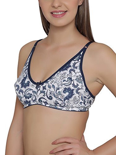 Image of Clovia Women's Cotton Non Padded Non Wired Printed Bra