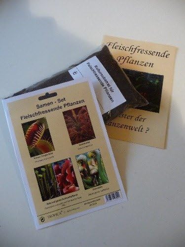 Tropica Seed Set - Insect Catching Plants - Venus Fly Trap, Sundew, and Cobra Lily