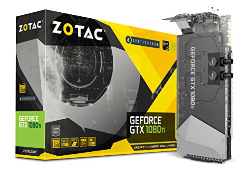 ZOTAC GeForce GTX 1080 Ti ArcticStorm 11GB GDDR5X 352-bit PCI-E VR Ready Liquid Cooling Gaming Graphics Card ZT-P10810E-30P