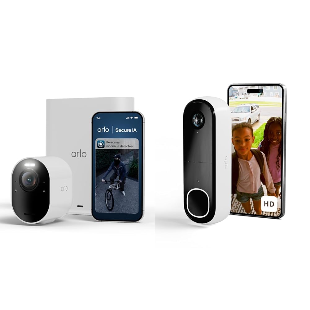 Caméra sans fil Arlo Ultra 3 pour éviter les cambriolages et fausses alertes