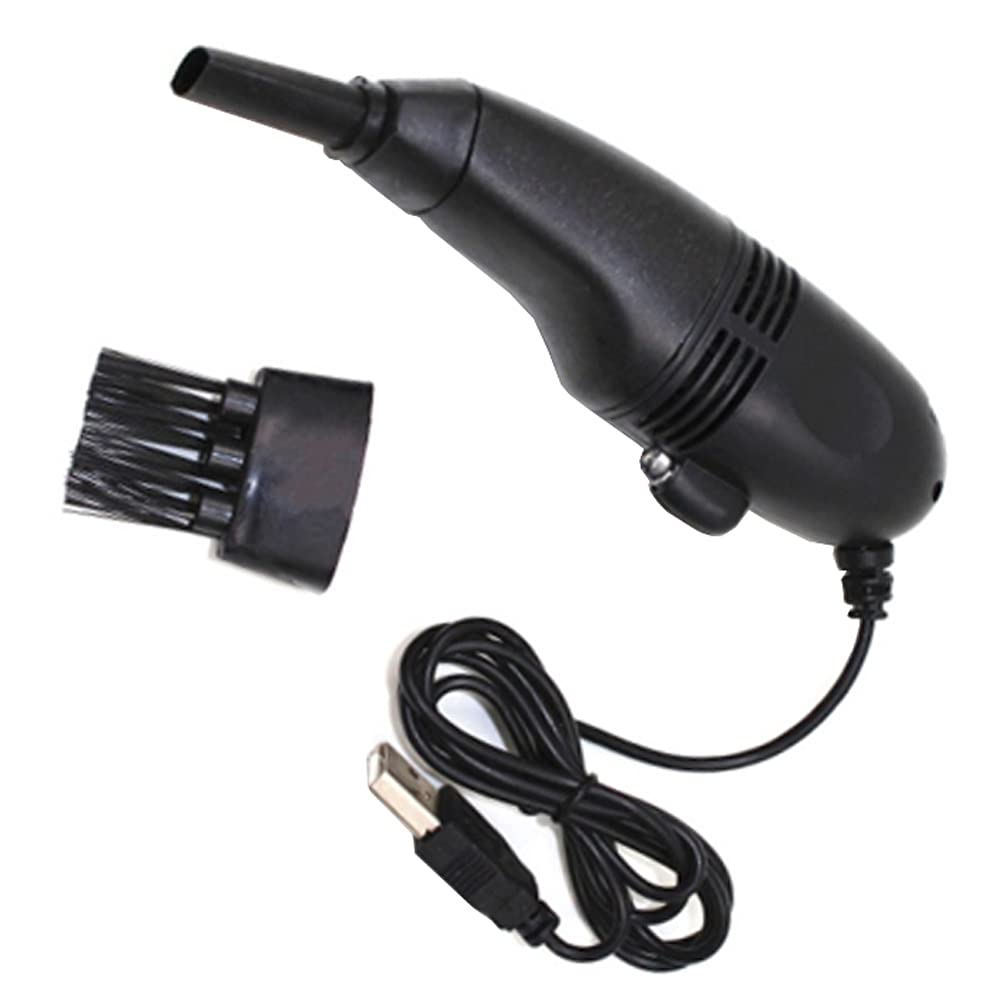 B86C Mini USB Staubsauger – Tastatursauger für Laptop & PC, Handstaubsauger mit Integrierter LED-Leuchte, Ideal für Innenraum-Reinigung, Nicht für Starke Saugkraft geeignet