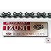 Izumi Jet Black Single Speed Chain 1/8