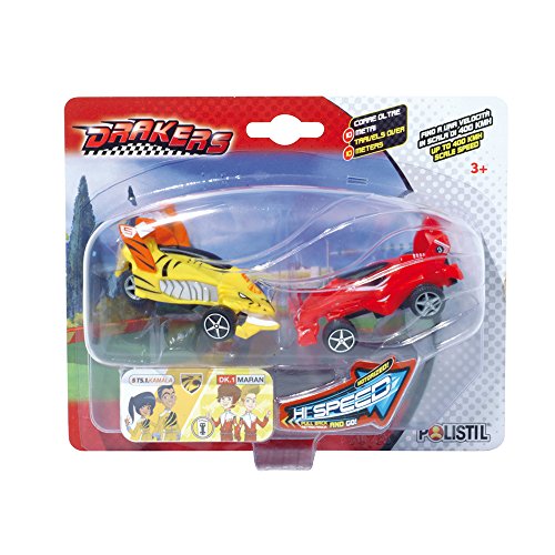 Mac Due Italy The Drakers 011122 - Confezione 2 Veicoli Retrocarica, Modelli Assortiti