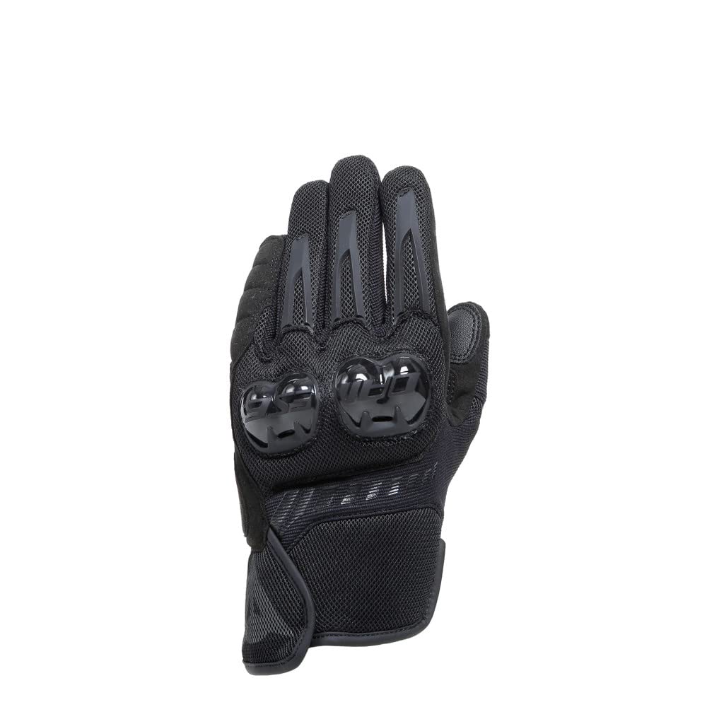 Dainese - Mig 3 Air Tex Gloves, Summer Motorbike Gloves, Black, XXL