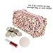 Beatifufu 1pc Sequin Cosmetic Bag Glitter Pencil Pouch Creative Pencil Pouch Sparkling Makeup Bag Sparkling Cosmetic Bag Large Cosmetic Storage Bag Miss Zipper Bag Oxford Cloth Sequins