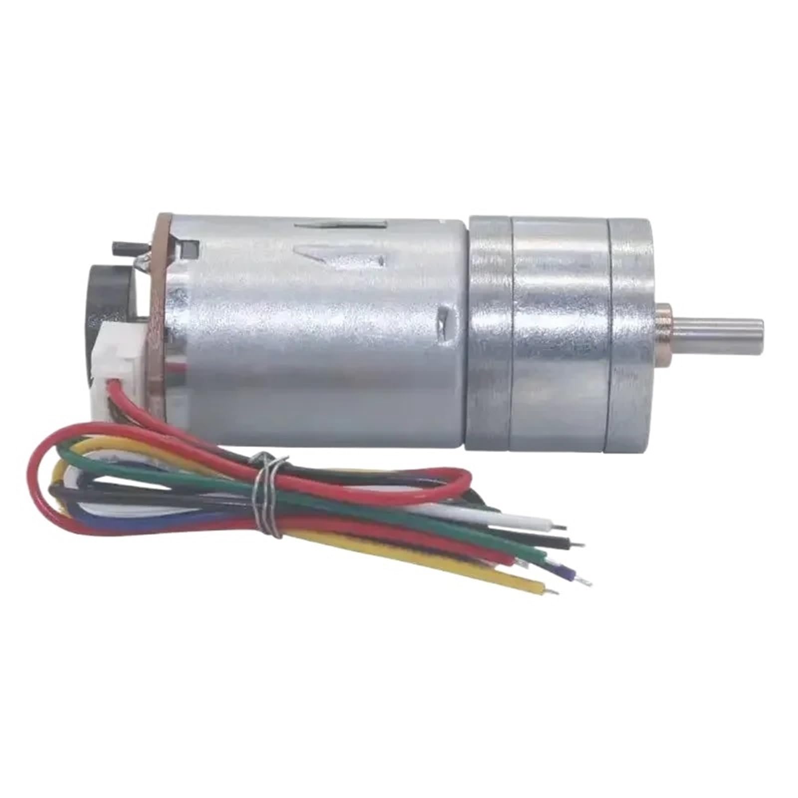 1 x motoreduktor prądu stałego 25GA370 z enkoderem i pokrętłem prędkości, wysoka moc i moment obrotowy 6 V 12 V 24 V JGA25-370B (1360 obr./min, 24 V)