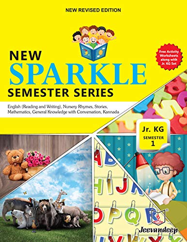 Jeevandeep New Sparkle Semester Series- Junior Kindergarten Book -1 Paperback – 30 January 2024