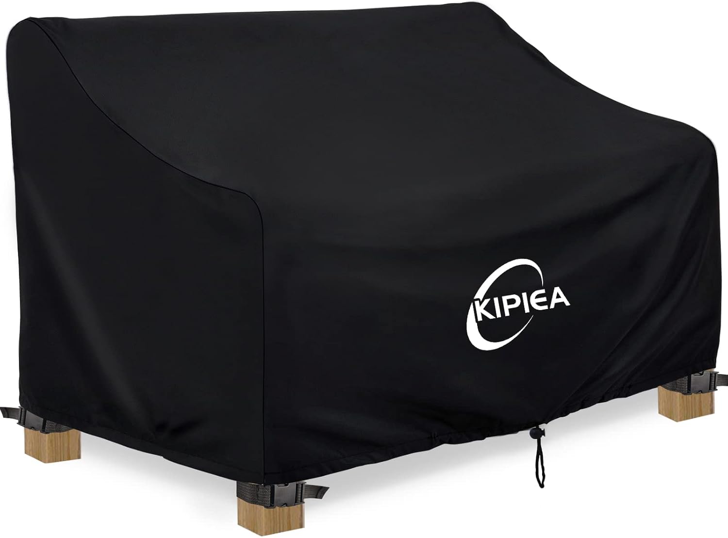 Kipiea Patio Sofa Cover, Durable 420D Outdoor Couch Covers Waterproof