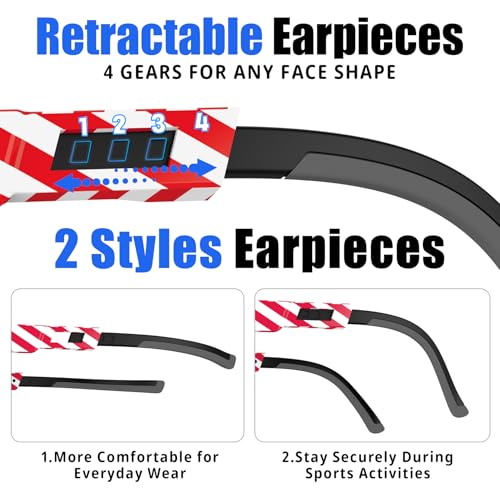 Image of X-TIGER Polarized Youth Baseball Sunglasses UV400 Kids Sunglasses Boys Girls 8-12 Youth for Softball Cycling Sports Glasses