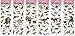Dinosaur Stickers 3D Puffy Stickers(200+ pcs) Jurassic Dinosaur Tyrannosaurus Rex Stickers 14 Sheets Kids,Craft Scrapbooking for Decorative Sticker Decoration for Calendars, Arts Stickers